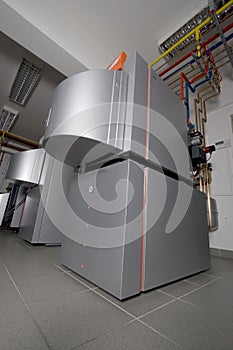 Oil fired domestic heating system