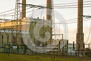 Oil fired thermal power station