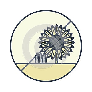 Oil free icon. Vector illustration decorative design