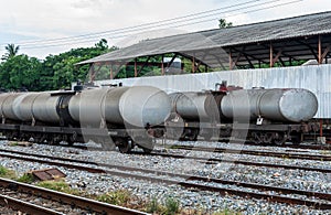 Oil freight train