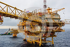 Oil and Gas central processing platform and remote platform pro