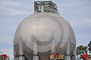 Oil gas container in refinery
