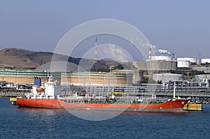 Oil and gas industry - grude oil tanker