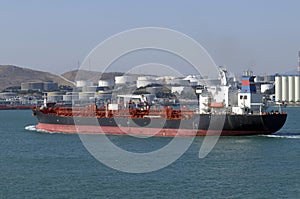 Oil and gas industry - grude oil tanker