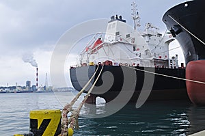 Oil and gas industry - grude oil tanker