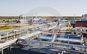 Oil and gas industry, oil refining and processing, oil pumping station