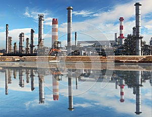 Oil and gas industry - petrochemical plant