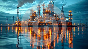 Oil and gas industry, Refinery plant