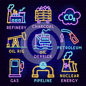 Oil Gas Label Set
