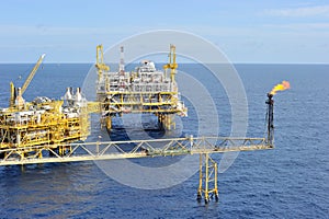 Oil and gas offshore platform