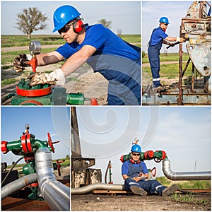 Oil gas operater collage