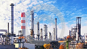 Oil and gas petrochemical plant, Industry factory
