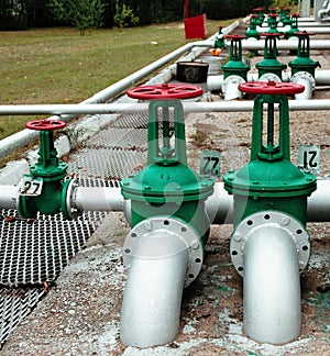 Oil and gas pipe line valves