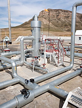 Oil gas processing plant pipe line valves