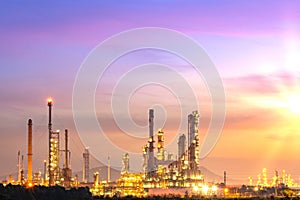 Oil and gas refinery industry zone, A equipment of oil refining factory