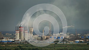 Oil and gas refinery plant