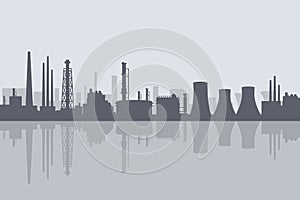 Oil & Gas Refinery-vector