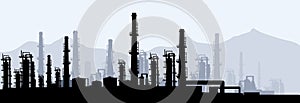 Oil & Gas Refinery-vector