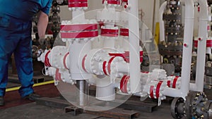 Oil and Gas Wellhead tree equipment production plant. Modifications of wellhead fittings. Modern tendencies of machine