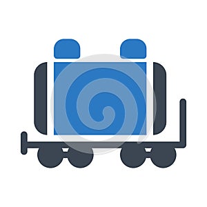 Oil glyph colour vector  icon