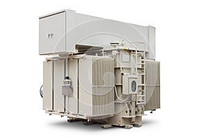 Oil immersed power transformer photo