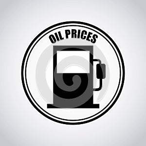 Oil inductry economy icons
