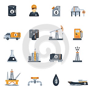 Oil Industry Flat Icon