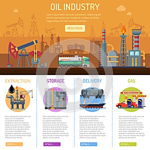 Oil industry Infographics