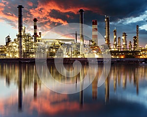 Oil Industry - refinery factory