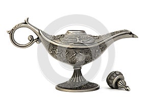 Oil lamp east design with egypt texture
