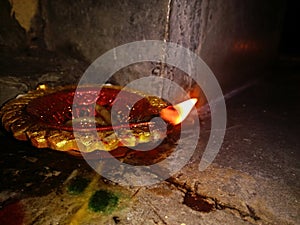 Oil lamp ,festival ,diwali ,light ,traditional ,holiday ,glow photo
