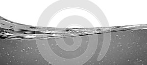 Oil. Liquid and wave, for the project, oil, honey, beer or other variants. Black and white background