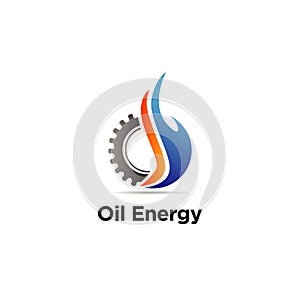 Oil Machine Engineering Logo Sign Symbol Icon