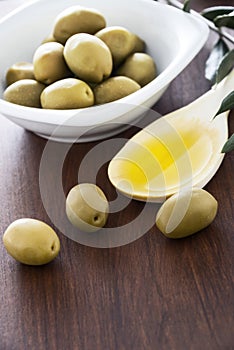 Oil and olives