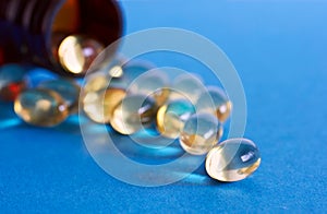 Oil omega 3 gel capsules