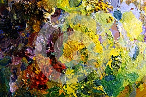 Oil-paint palette