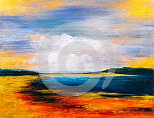 Oil Painting - Abstract Landscape