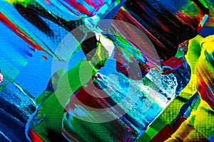 Oil painting abstraction, bright colors. Background.