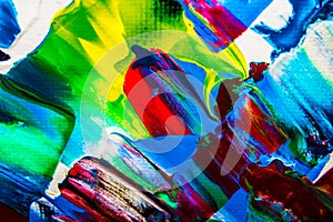 Oil painting abstraction, bright colors. Background.