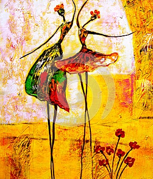 Oil Painting - Ballet