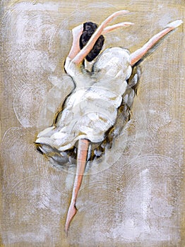 Oil Painting - Ballet Dancing