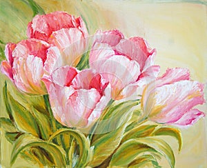 Oil Painting tulips