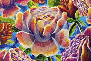 oil paintings flowers for your design and floral