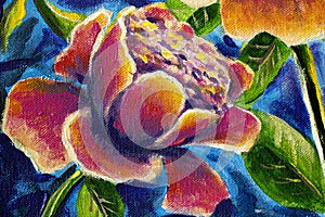 oil paintings flowers for your design and floral pattern for wallpaper