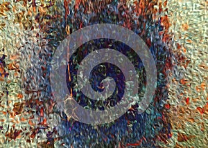 Oil panted texture