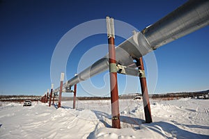 Oil pipeline in alaska