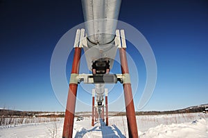 Oil pipeline in alaska