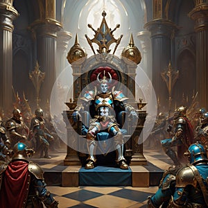 Oil on Pixels: The Crowning of a Harlequin Monarch