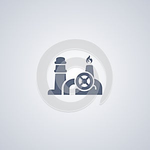 Oil plant , vector best flat icon