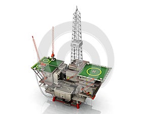 The oil platform